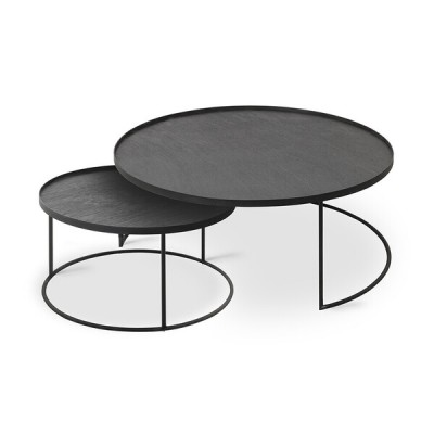 Round tray coffee table set - L/XL (trays not included)