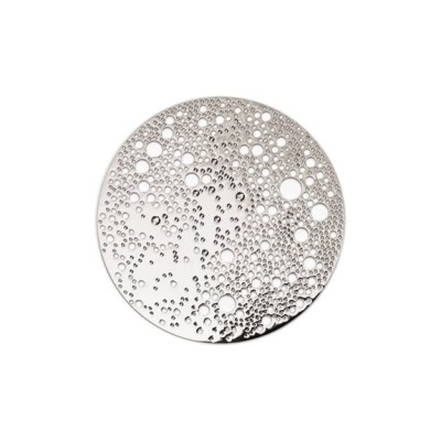 Pince en métal magnétique mandala pm - argent