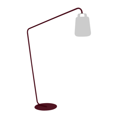 Baladeuse, d'extérieur, Lampe H24 avec socle aimanté, Cerise Noire