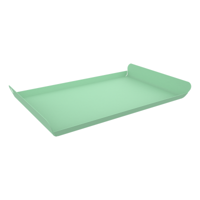 ALTO PLATEAU 36 X 23.5 CM VERT OPALINE