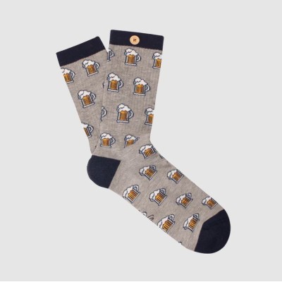 CHAUSSETTES HOMME - LEOPOLD ET ZOE - GREY