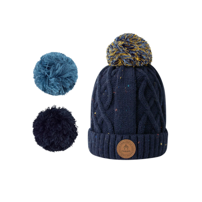 BONNET JUS DE POMME DARK BLUE POLAR  - 4-6 YEARS