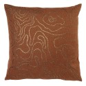 COUSSIN RIVER 45X45CM BROWN PATINA