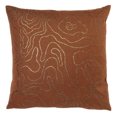 COUSSIN RIVER 45X45CM BROWN PATINA