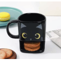 TASSE PORTE-BISCUITS CHAT NOIR