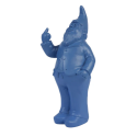 Gnome tirelire bleue